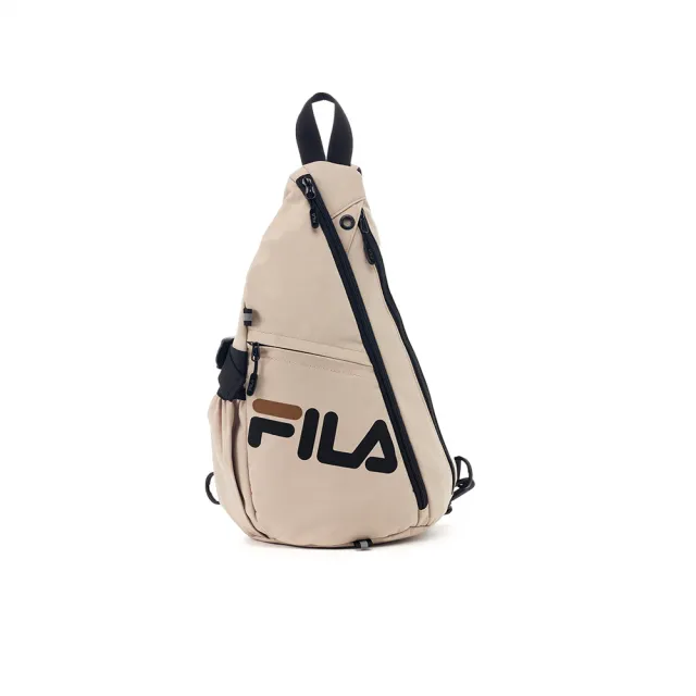 【FILA官方直營】率性簡約單肩包-卡其(BPY-1103-BG)