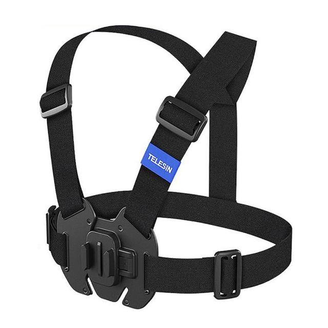 【TELESIN】泰迅 GP-163 第一視角 馬甲式快拆胸背帶(適用 GOPRO/SJCAM)