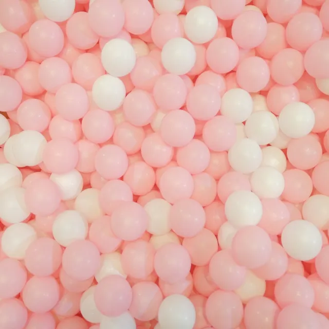 【ChingChing 親親】100%台灣製 100顆7cm無毒 粉彩色系 粉紅色 球池球 球屋球 塑膠球(BA-07LP / CCB-03)