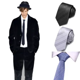 【拉福】斯坦多款窄版領帶6CM拉鍊領帶