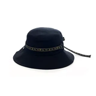 【FILA官方直營】緞帶時尚筒帽/漁夫帽-黑色(HTY-1202-BK)