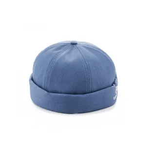 【FILA官方直營】復古極簡圓頂水兵帽-藍色(HTY-1107-BU)