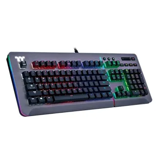 【Thermaltake 曜越】Level 20 RGB Cherry MX 機械式 銀軸 中文 電競鍵盤 鈦灰特仕版(KB-LVT-SSSRTC-01)