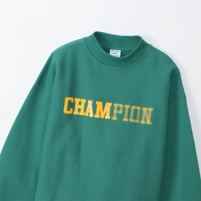 【Champion】官方直營-印花LOGO休閒款上衣-女(綠色)