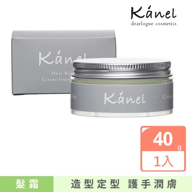 Kanel 日本進口 造型髮霜40g(可兼護手霜使用/造型束感/波浪捲/高保濕)