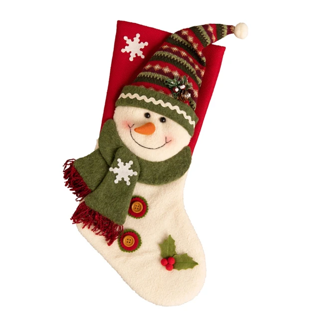 愛爾蘭Belleek Living 針織帽聖誕雪人聖誕襪／禮物襪／掛飾(絕版品限量1件)