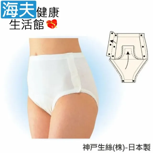 【海夫健康生活館】RH-HEF 好穿脫 內診用內褲 失禁墊用 女用底褲 LL號(U0088)