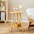 【樂嫚妮】簡約雙層小圓桌-39cm 小桌子 和室桌(矮桌 圓桌 高腳邊桌 茶几桌)