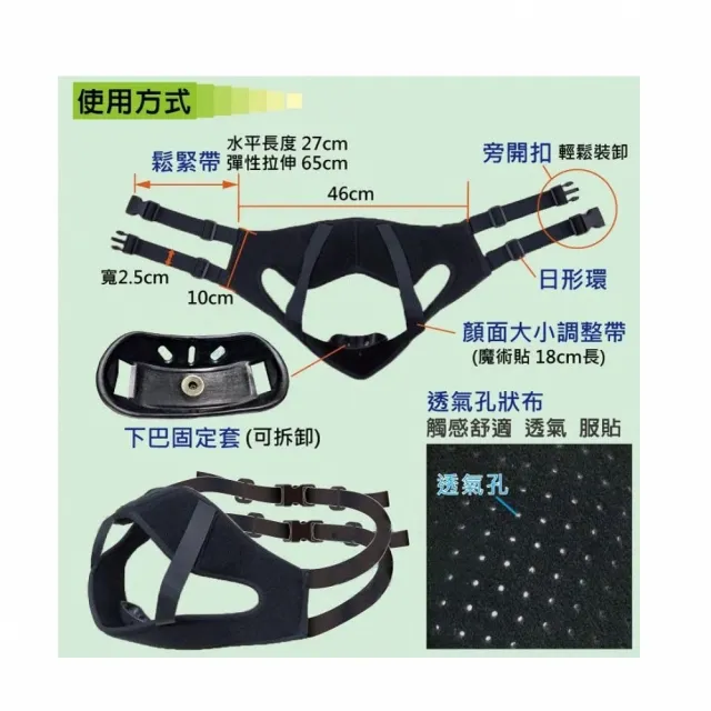 【海夫健康生活館】RH-HEF 頭部固定組 輪椅用 防止頭額搖晃前傾(ZHTW2203)