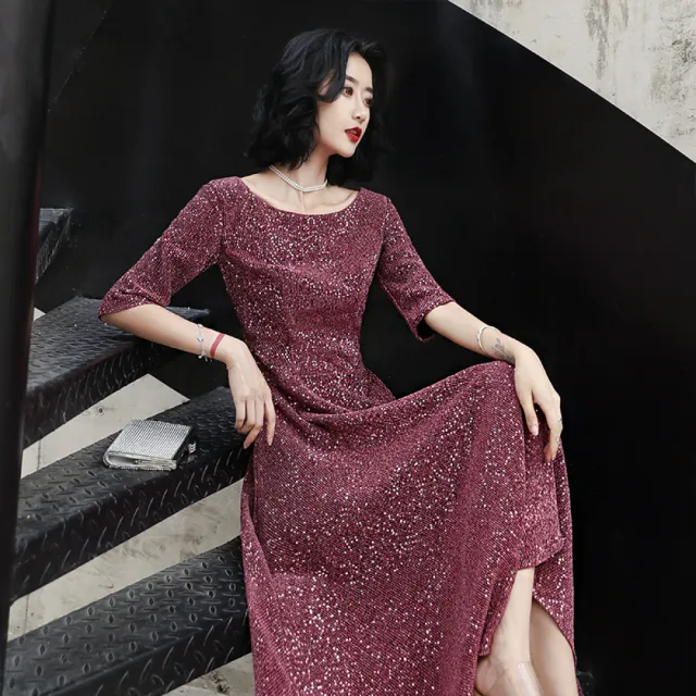 【Very Buy 非常勸敗】小晚禮服女宴會氣質伴娘平時可穿法式顯瘦現代年會禮服質感洋裝