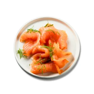 【好嬸水產】智利進口-獨特櫸木冷燻工法煙燻鮭魚100G