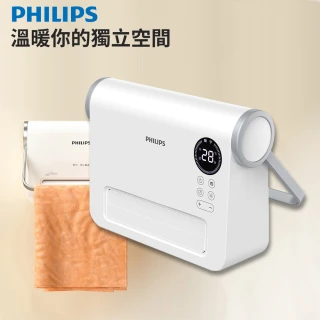 【Philips 飛利浦】壁掛暖風機/陶磁電暖器-可遙控(AHR3124FX)