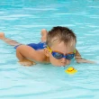 【Zoggs】幼童0-6歲音速AIR氣墊防霧泳鏡-藍藍色(泡湯/溫泉/游泳/衝浪/玩水/海邊/男童/小童)