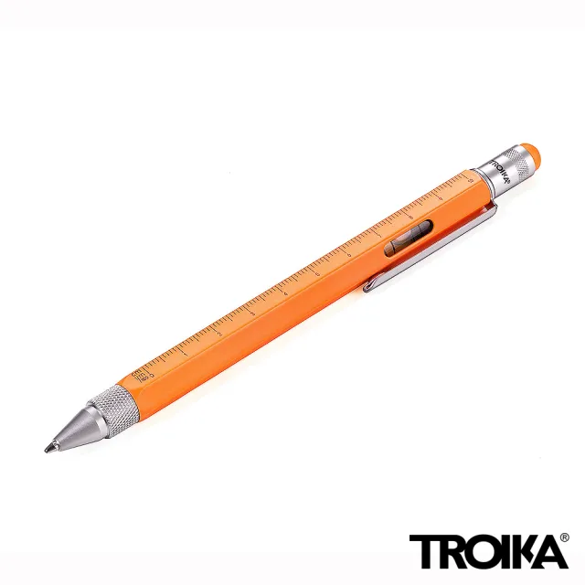 【Troika】多功能工具筆#可觸控附多種小工具與水平儀(1筆5用多色可選)