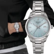 【TISSOT 天梭 官方授權】PR100系列 快拆錶帶 冰川藍 時尚簡約腕錶 母親節 禮物(T1502101135100)