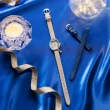 【CITIZEN 星辰】Wicca 公主系列 璀璨星夜 時尚太陽能腕錶 母親節 禮物(KP2-515-12)
