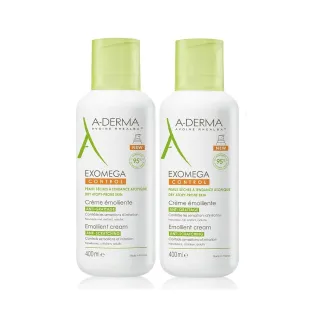 【A-DERMA 艾芙美官方直營】益護佳營養霜400ml 2入組(舒緩乾癢/嬰幼長者適用)