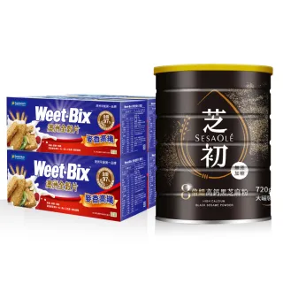 【Weet-Bix X 芝初】高鈣高纖芝麻榖片優惠組