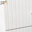 【文創集】安卡雙色2.7尺二門三抽衣櫃