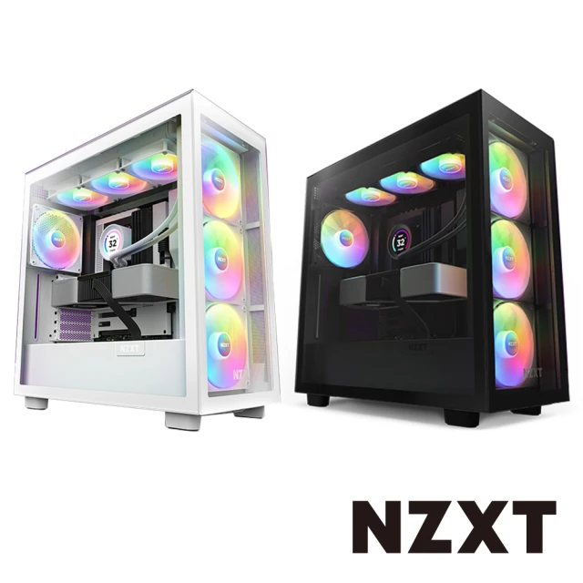 【NZXT 恩傑】H7 Elite core ATX 透側玻璃電腦機殼(核心扇 / 2023)