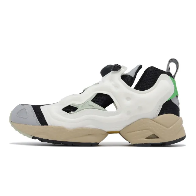 【REEBOK】休閒鞋 Instapump Fury 95 男鞋 灰 白 多色拼接 輕量 無鞋帶 充氣式 運動鞋(100074693)