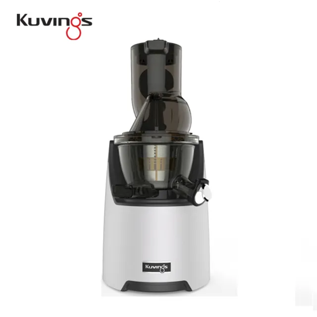 【Kuvings】大口徑冷壓活氧萃取原汁機 慢磨機 果汁機 典雅白(CTS82W)