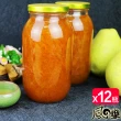 【風之果】老欉頂級黃金柚肉手工柚子醬柚子茶1kgx12瓶