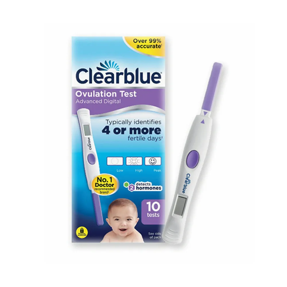 【Clearblue 速必得】第二代排卵檢測試筆(1支電子測試筆+10支測試棒)