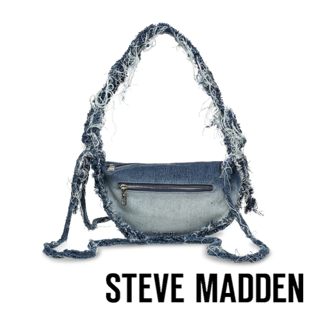 STEVE MADDENSTEVE MADDEN BOSLO 牛仔半月型斜背肩背包(牛仔藍)