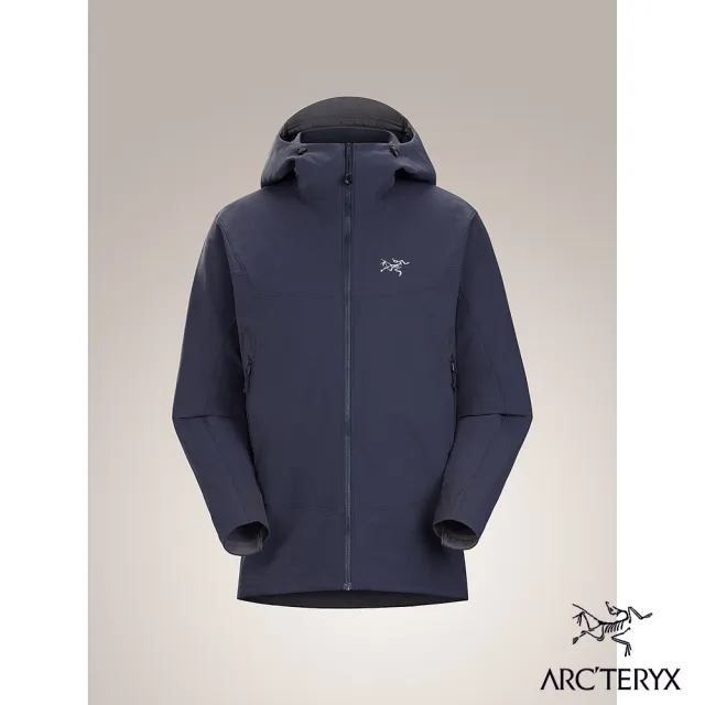 【Arcteryx 始祖鳥官方直營】男 Gamma 軟殼外套(黑寶石)