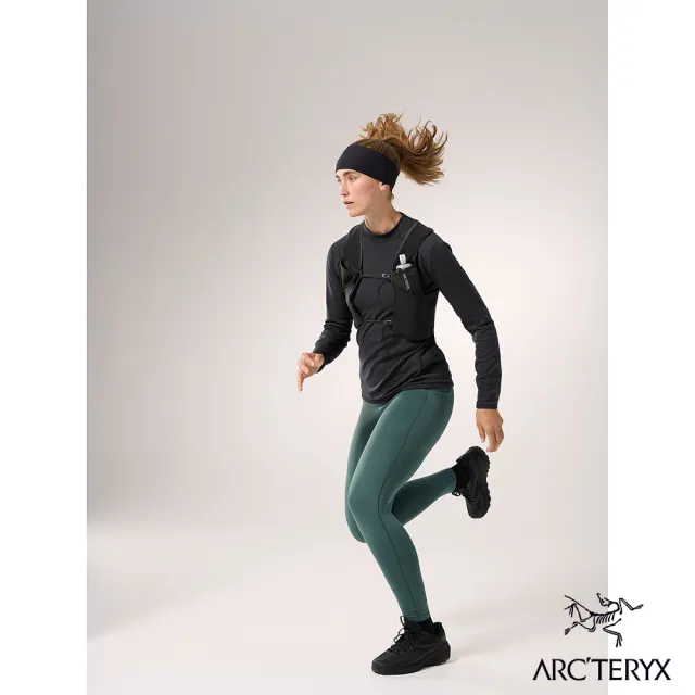 【Arcteryx 始祖鳥官方直營】女 Motus 長袖圓領衫(黑)