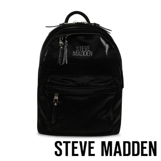 【STEVE MADDEN】BPACE 素面率性後背包(黑色)