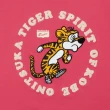 【Onitsuka Tiger】Onitsuka Tiger鬼塚虎-桃紅色老虎刺繡兒童短袖上衣(2184A223-701)