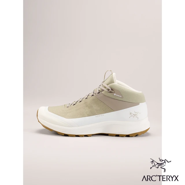 【Arcteryx 始祖鳥】Aerios FL2 中筒 GT 登山鞋(煙燻棕/絹絲白)