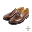 【Berwick】經典手工素面商務便士樂福鞋 棕色(B9628-BR)