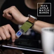 【Mifa】Apple Watch EDC-34太空總署NASA系列戰術尼龍混搭真皮錶帶(適用apple watch 1-9代 42/44/45/49mm)