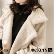 【Lockers 木櫃】冬季大翻領寬鬆鹿皮外套 L112121802(鹿皮外套)