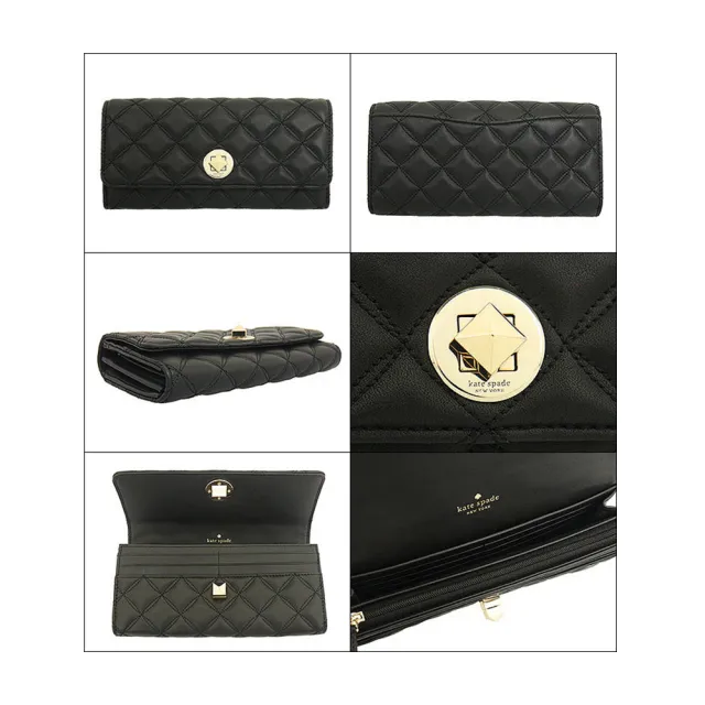 Kate spade natalia online large flap turnlock wallet