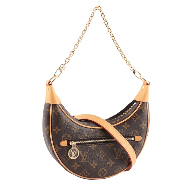 【Louis Vuitton 路易威登】Monogram Loop 半月肩背/手提包(M81098)