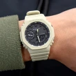 【CASIO 卡西歐】G-SHOCK 八角錶殼耐衝擊運動雙顯腕錶/米x黑面(GA-2100-5A)