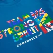 【Crocodile Junior 小鱷魚童裝】『小鱷魚童裝』國旗印圖T恤(C64413-55 小碼款)