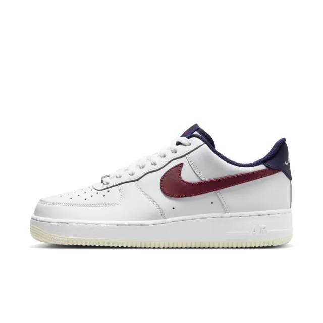 【NIKE 耐吉】休閒鞋 男鞋 運動鞋 AF1 AIR FORCE 1 07 白紅藍 FV8105-161