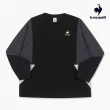 【LE COQ SPORTIF 公雞】韓風休閒基礎圓領T恤 男女款-2色-LKQ23224