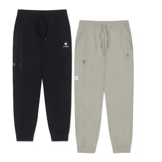 【LE COQ SPORTIF 公雞】休閒百搭平織運動長褲 男女款-2色-LKQ83671