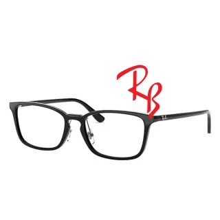 【RayBan 雷朋】簡約設計光學眼鏡 亞洲版 舒適可調鼻墊 RB7149D 2000 黑 公司貨