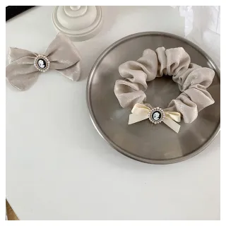 【HERA 赫拉】頭像蝴蝶結大腸圈髮圈髮飾 H111040806(髮飾 髮圈)