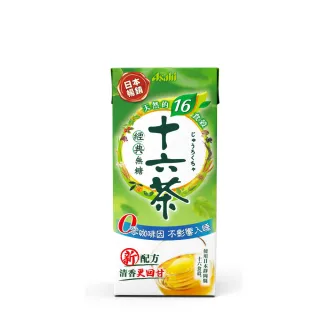 【ASAHI 朝日】十六茶 零咖啡因複方茶330mlx24入/箱(清爽順口、維持身體健康平衡)