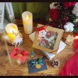 【KIRA與花花藝】Best聖誕樹香氛蠟片 交換禮物盒(附乾燥花束、LED燈、酒巧克力二入/聖誕禮物/聖誕節)