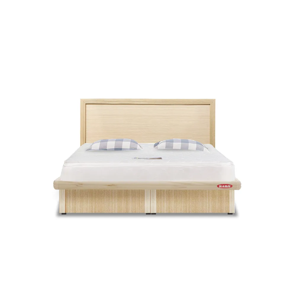 【ASSARI】房間組二件 床片+側掀床架(雙大6尺)