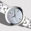 【ALBA】雅柏手錶 佳人有約銀白鍊帶女錶/AH8335X1(保固二年)